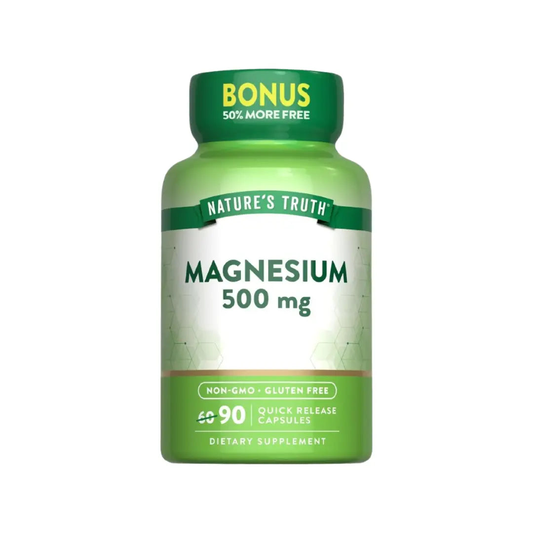 Nature's Truth Magnesium 500mg Capsules 90