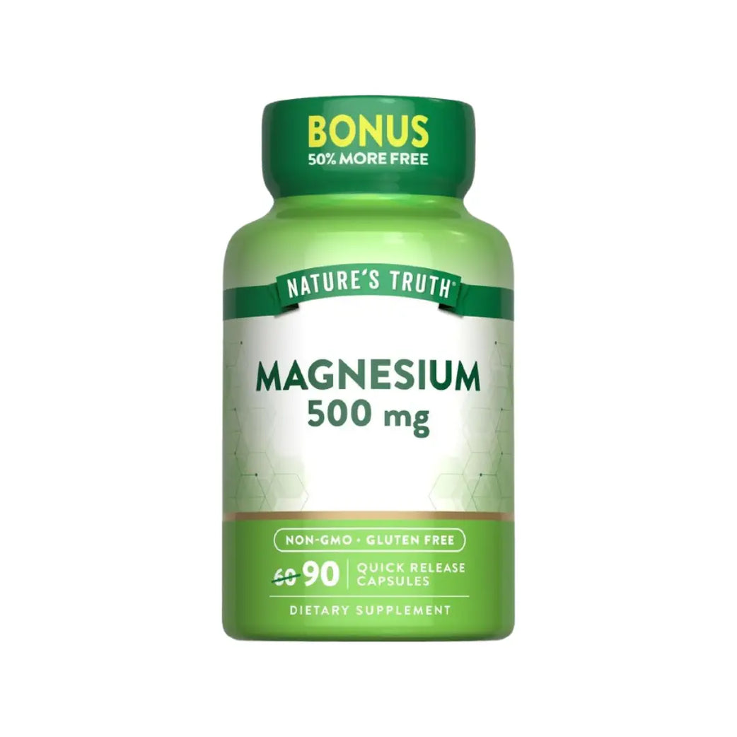 Nature's Truth Magnesium 500mg Capsules 90