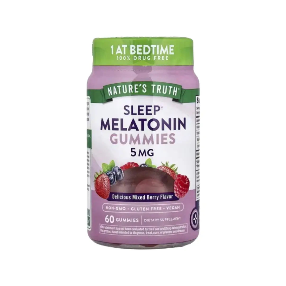 Nature's Truth Sleep Melatonin 5mg Gummies 60s | Melatonin Sleep Support Gummies