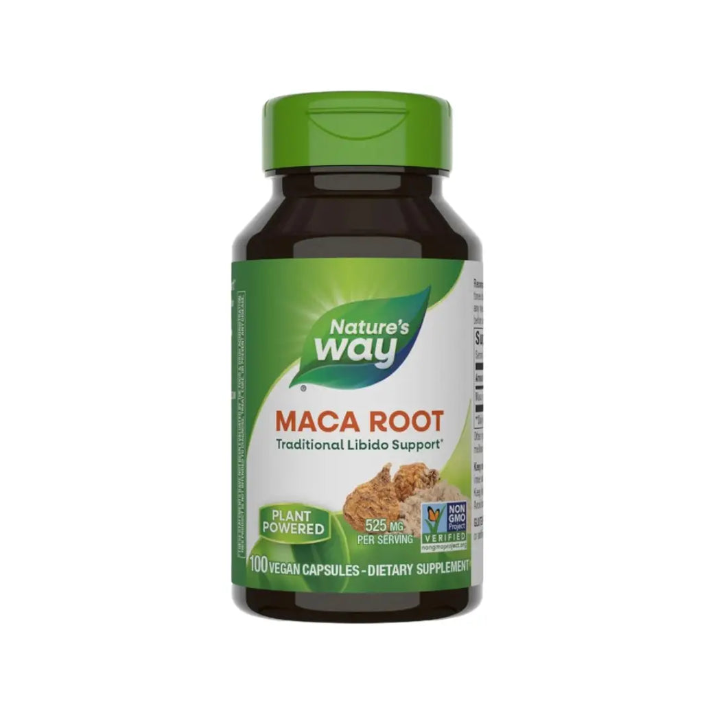 Nature’s Way Maca Root Capsules 100s – Herbal Supplement for Energy & Vitality Support