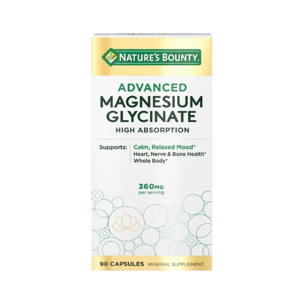 Natures Bounty Advanced Magnesium Glycinate Cap 90s