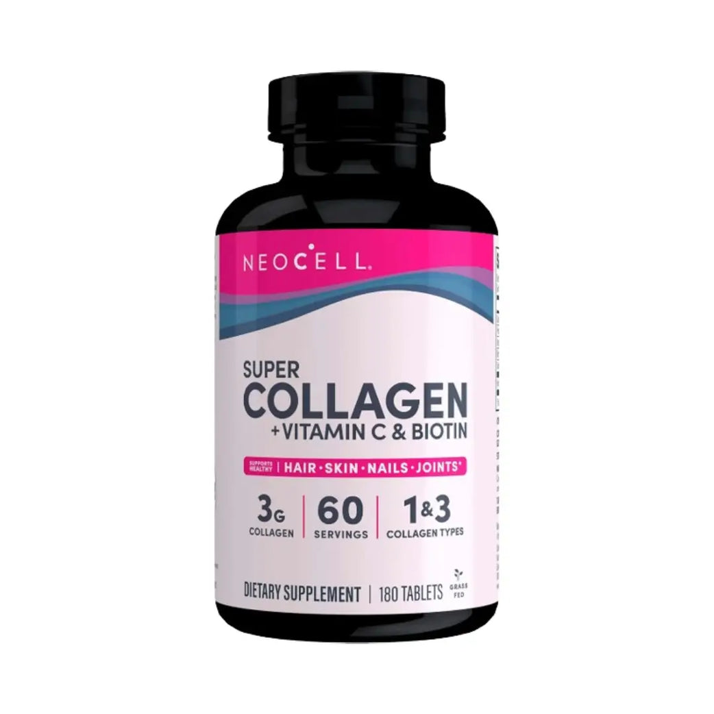 NEOCELL SUPER COLLAGEN+VITAMIN C&BIOTIN TAB 180s