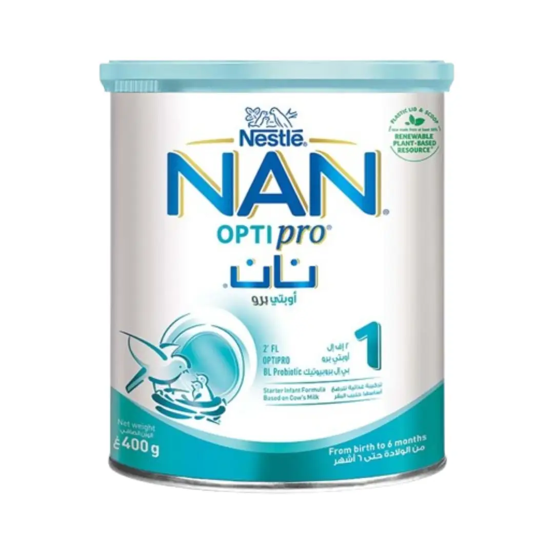 Nestle NAN OPTIPRO Stage 1 400g – Infant formula with optimized protein for newborn nutrition and healthy growth