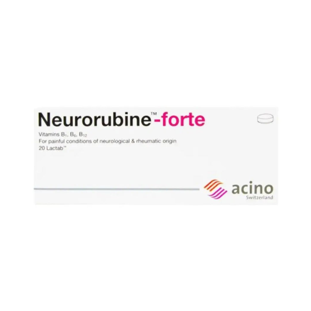 Neurorubine Forte Tablet 20s Vitamin B complex supplement for nerve health, energy support, and overall wellness