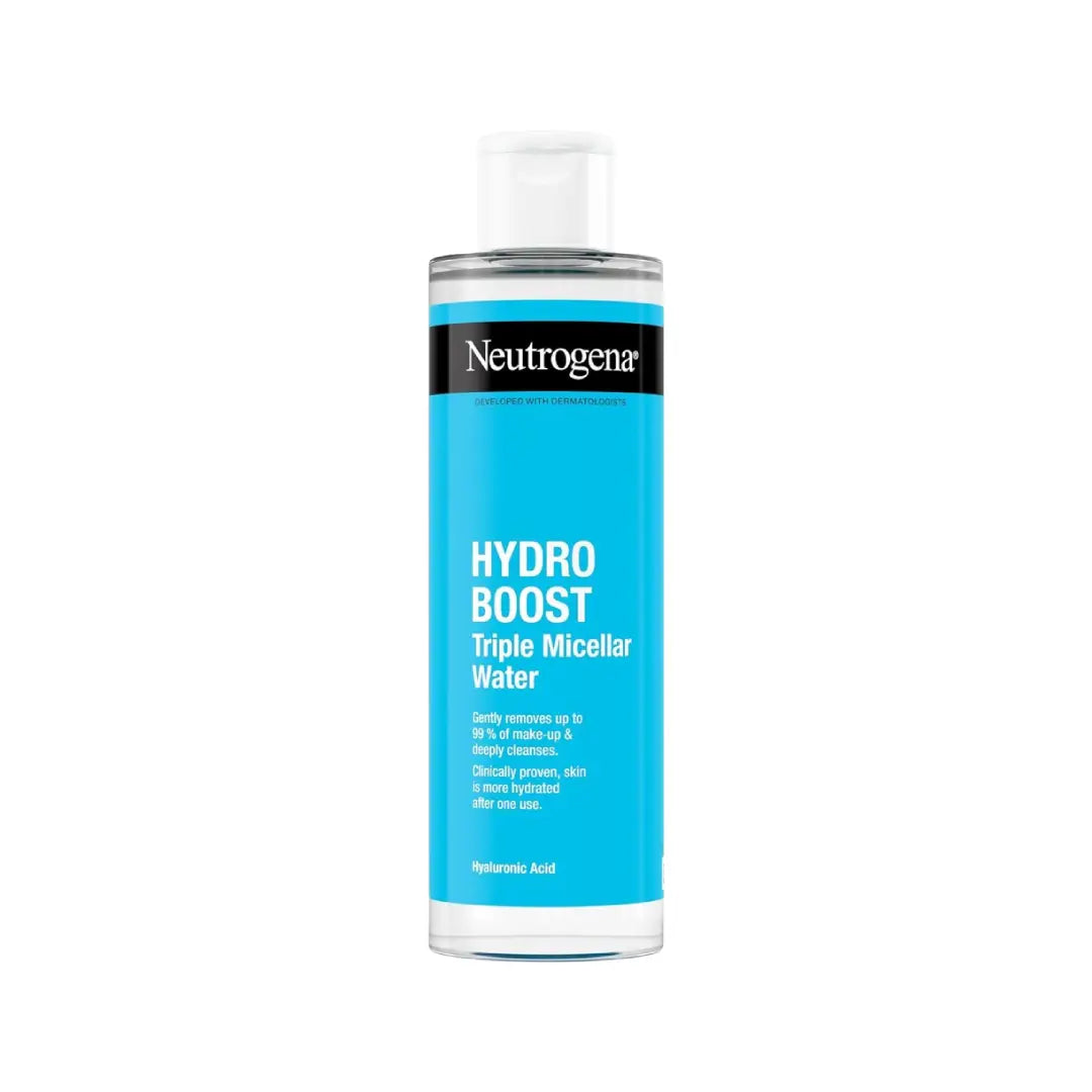Neutrogena Hydro Boost Triple Micellar Water 400ml - Hydrating Makeup Remover & Facial Cleanser