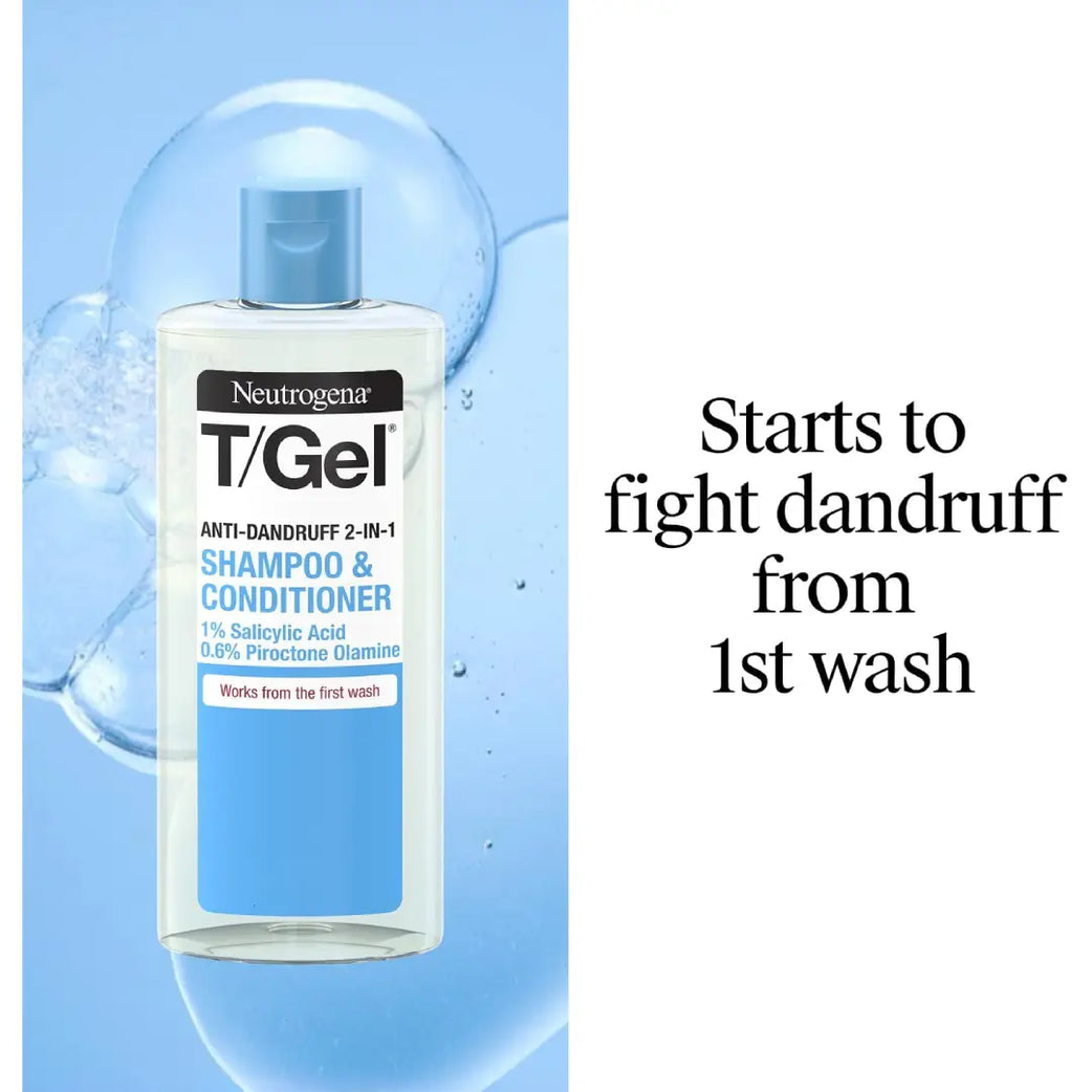 Neutrogena T/Gel Anti-Dandruff 2-in-1 Shampoo & Conditioner 250ml