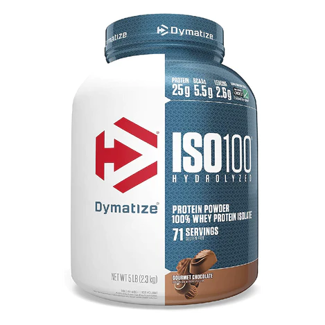Dymatize Iso100 Whey Protein Isolate 5lb Gourmet Chocolate