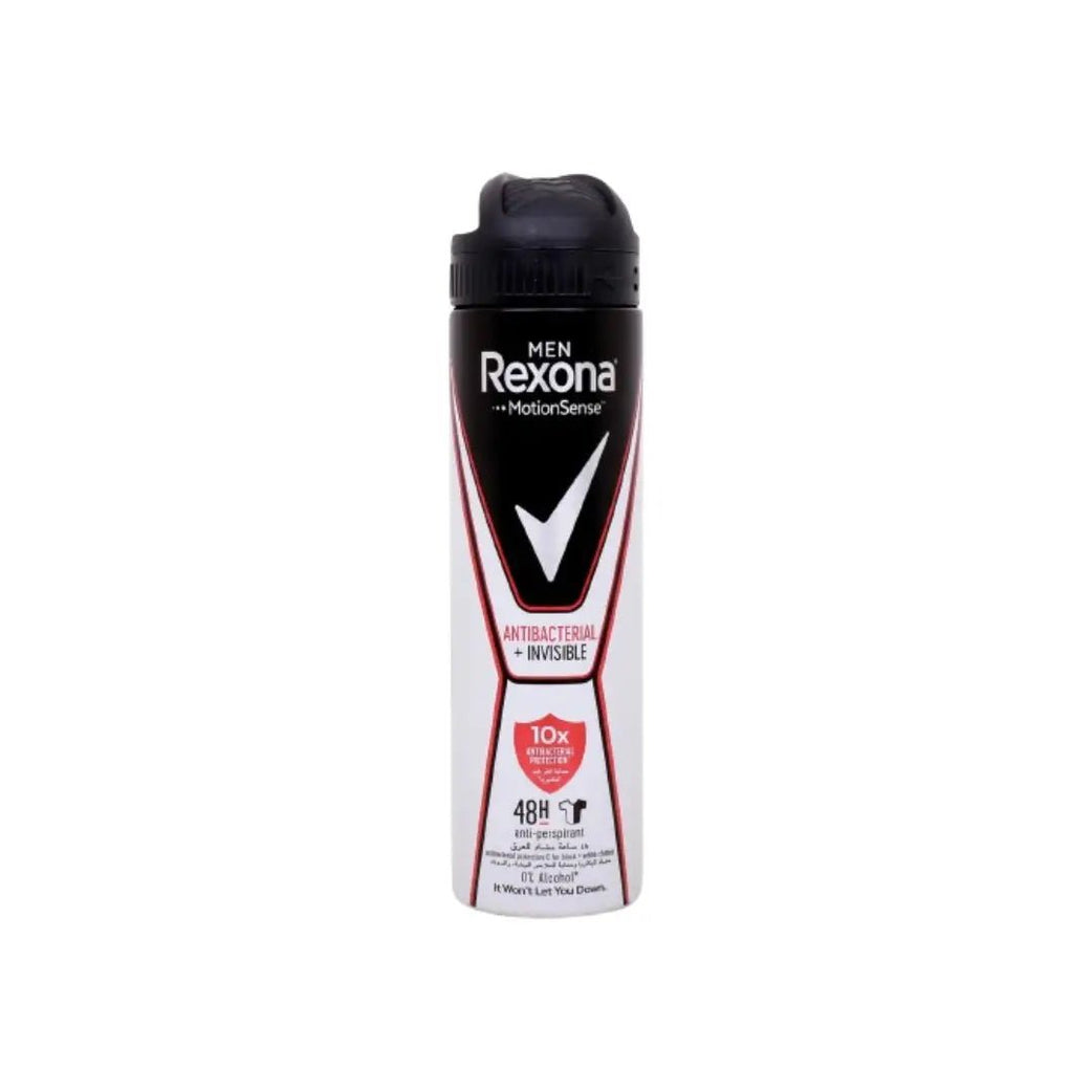 Rexona Men Anti Perspirant 48H Anti Bacterial Invisible Spray Med7 Online rexona-men-anti-perspirant-48h-anti-bacterial-invisible-spray-med7-online