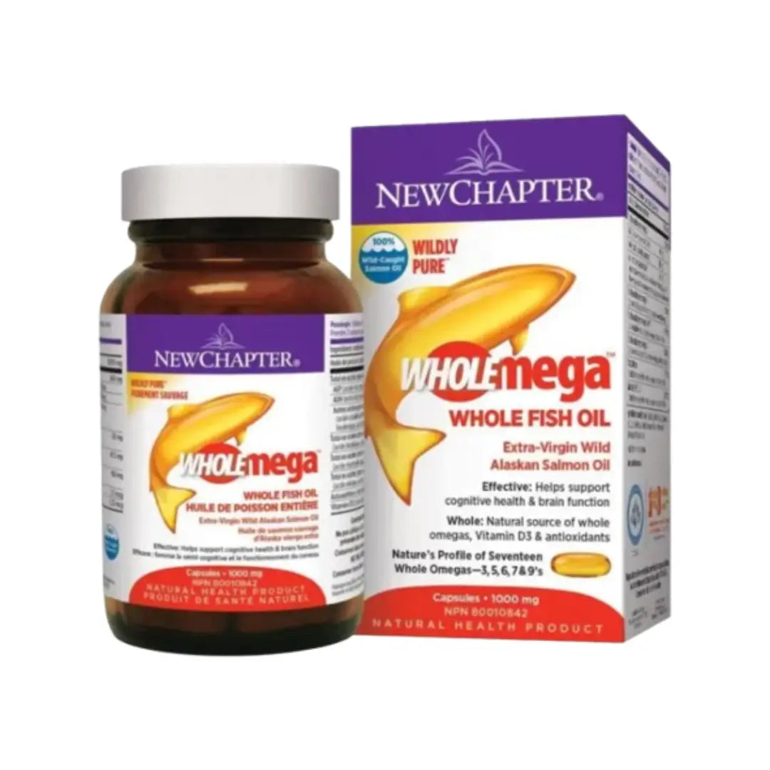 New Chapter Wholemega Fish Oil 1000MG Softgel 120s