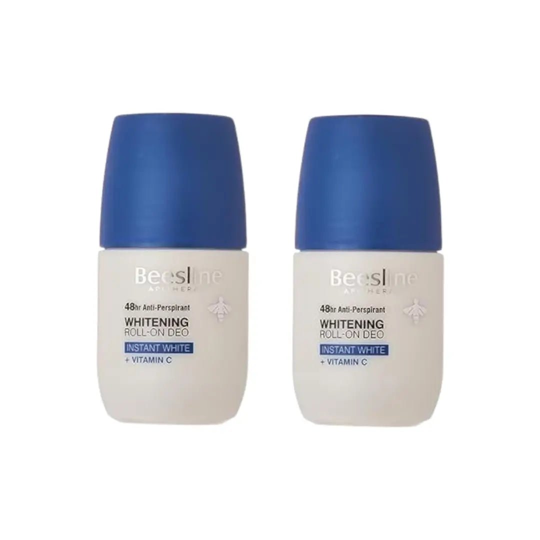 Beesline 5 in 1 48H Deo Roll On Instant White + Vitamin C 50ml 1+1