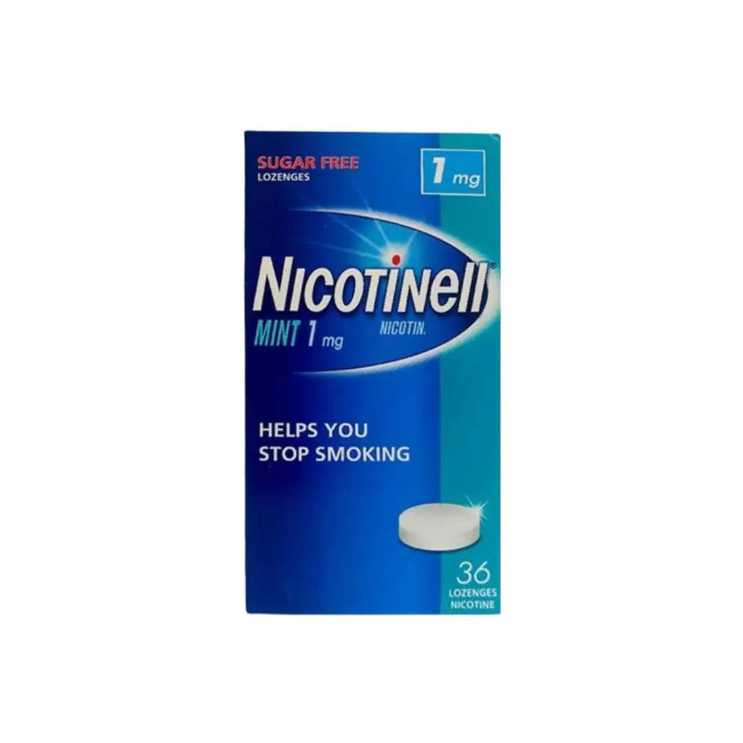 Nicotinell 1mg Mint Lozenges 36s Nicotine replacement lozenges to help stop smoking with refreshing mint flavor
