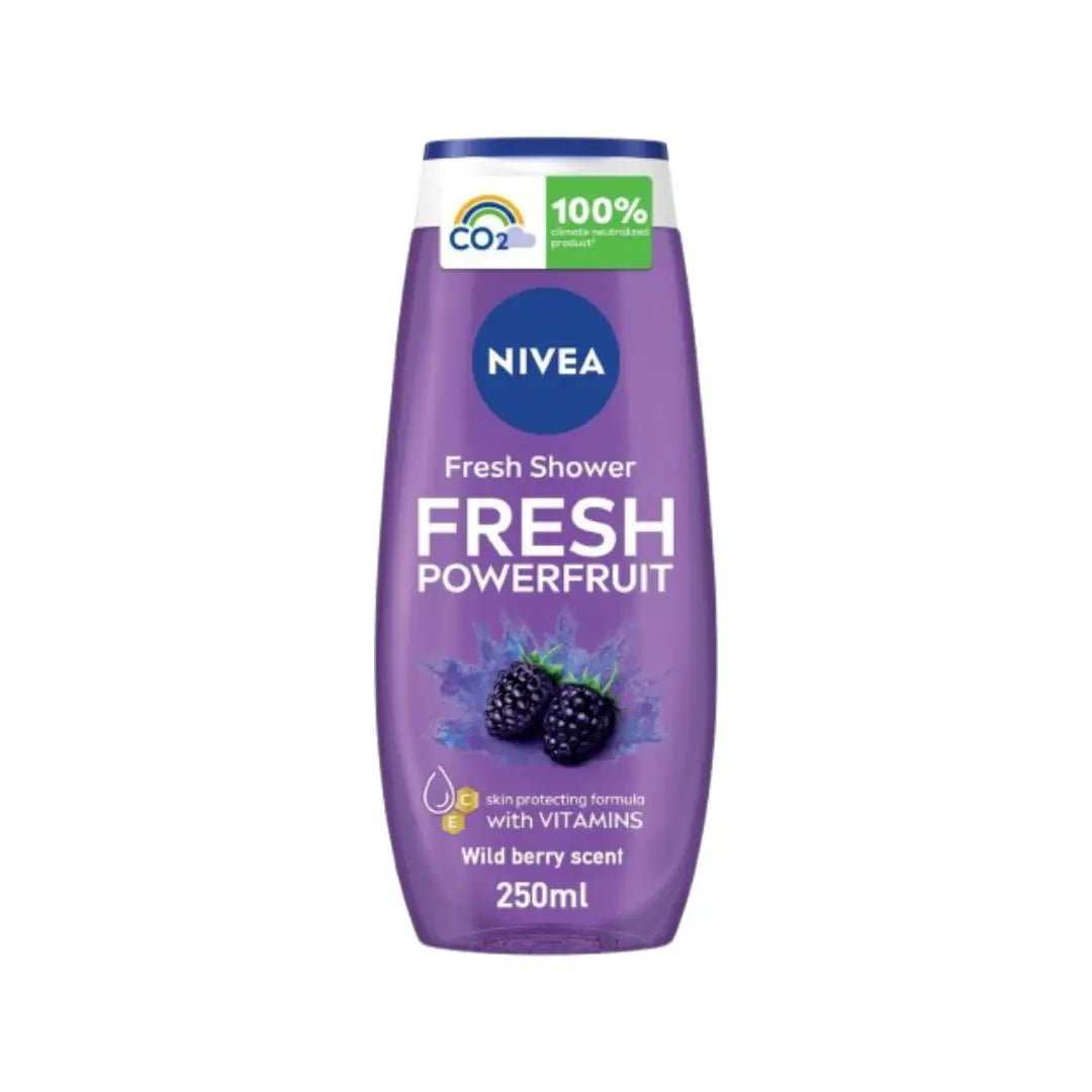 Nivea Fresh Powerfruit Berry Scent Shower Gel 250ML