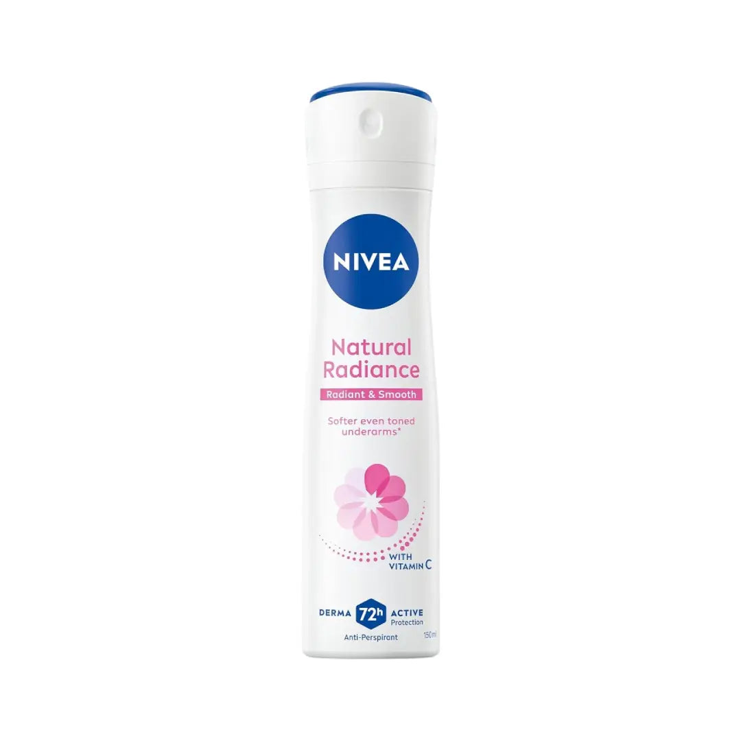 NIVEA Natural Radiance Vitamin C 48H Deo Spray 150ml | Brightening Antiperspirant for Women