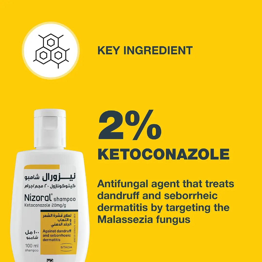 Nizoral Ketoconazole Shampoo 20mg 100ml