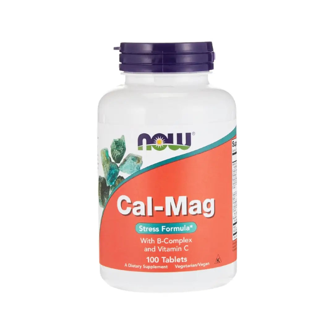 Now Calcium Magnesium Tablets 100s – Bone & Muscle Health Support with Vitamins