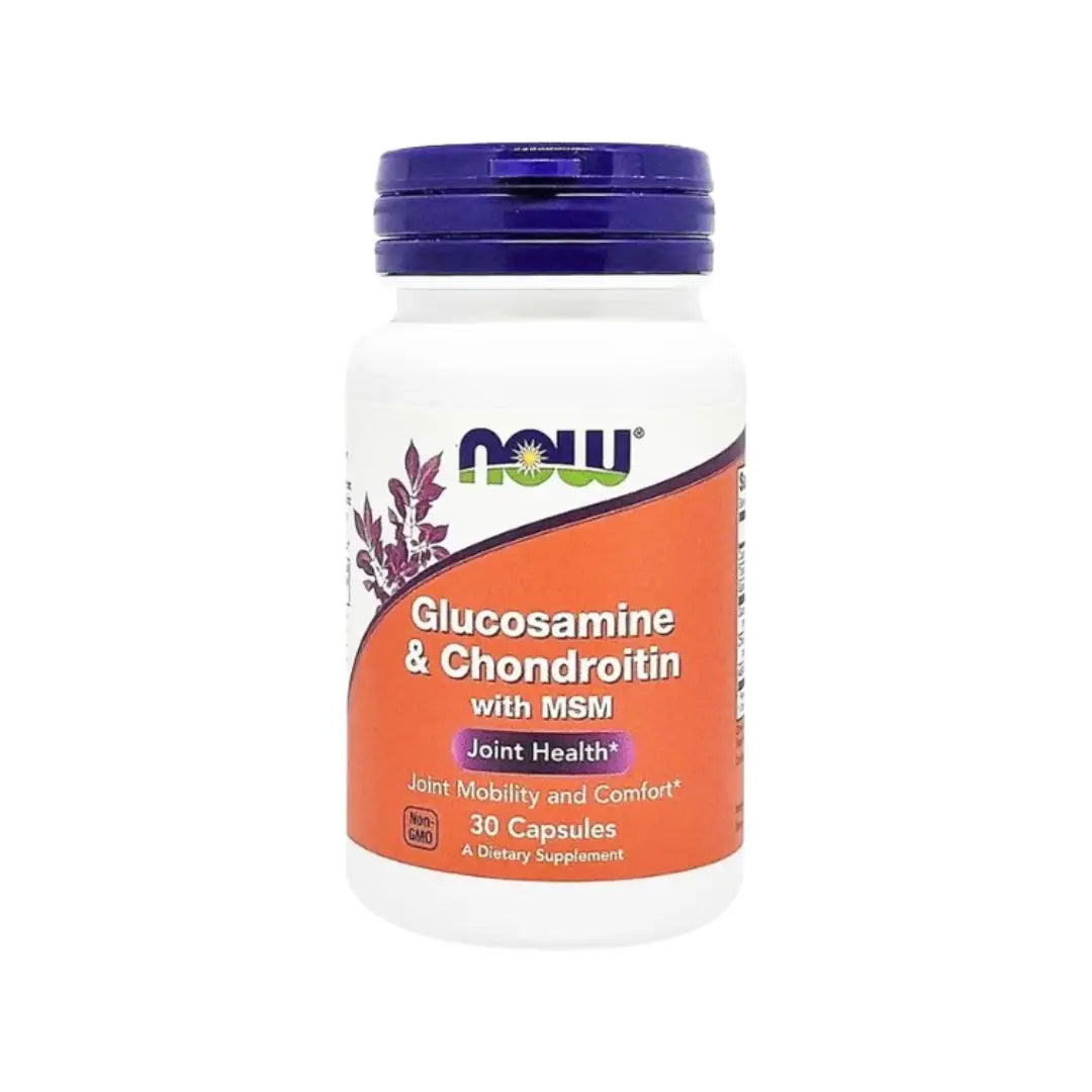 Now Glucosamine & Chondroitin with MSM Veg Capsules 30 – Joint Support & Mobility Formula