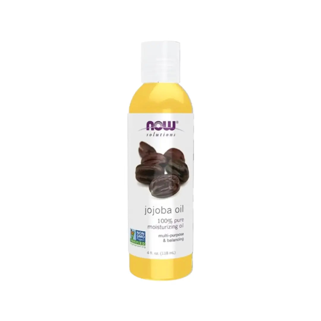 Now Solutions Jojoba Oil 118ml – Natural Moisturizer for Skin & Hair