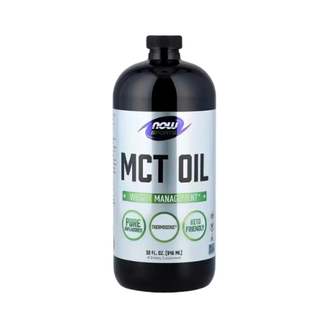 NOW Sports MCT Oil Unflavored 946ml – Medium Chain Triglycerides from Coconut Oil