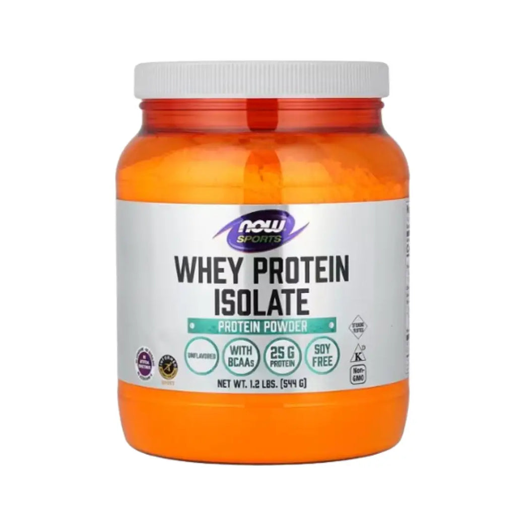 Now Sports Whey Protein Isolate 1.2LB (544g) – High-Quality Muscle Recovery Protein Powder