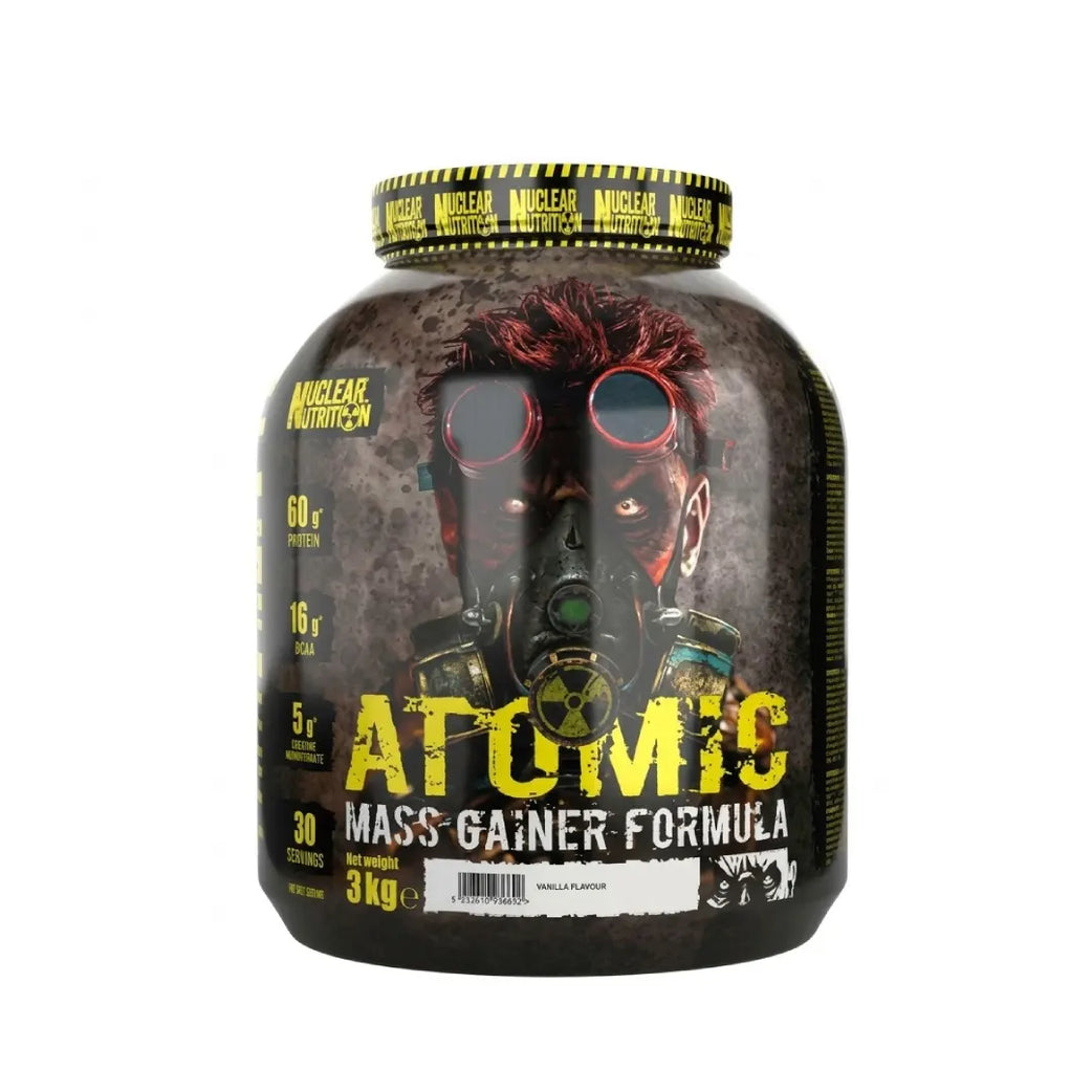 Nuclear Nutrition Atomic Mass Gainer 3kg Vanilla Serv 30