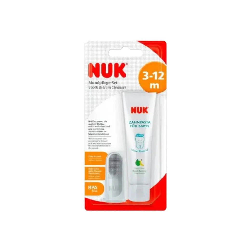 Nuk Tooth & Gum Cleanser Set 3-12 Months