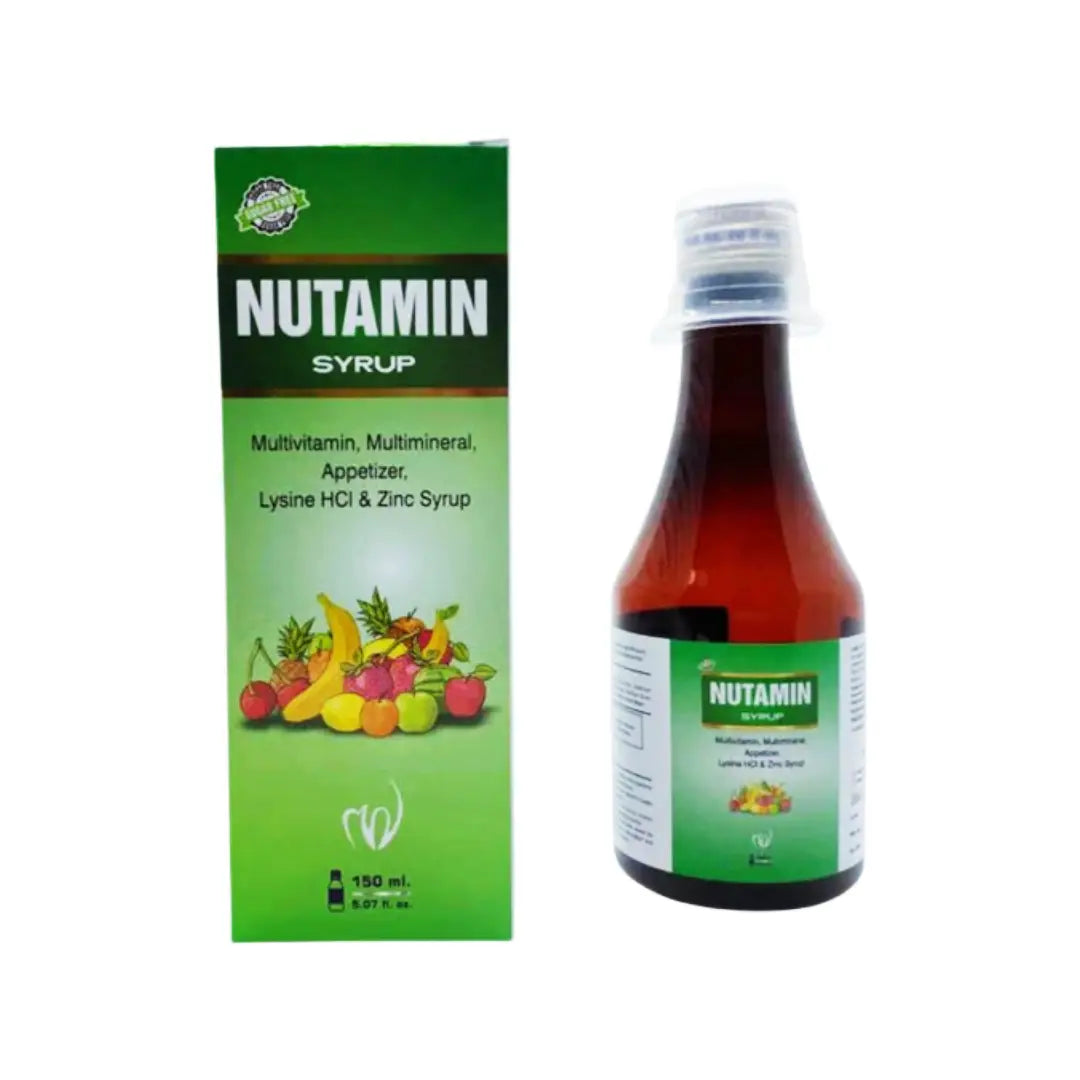Nutamin Syrup 150ml Multivitamin and mineral supplement to support energy and overall health”