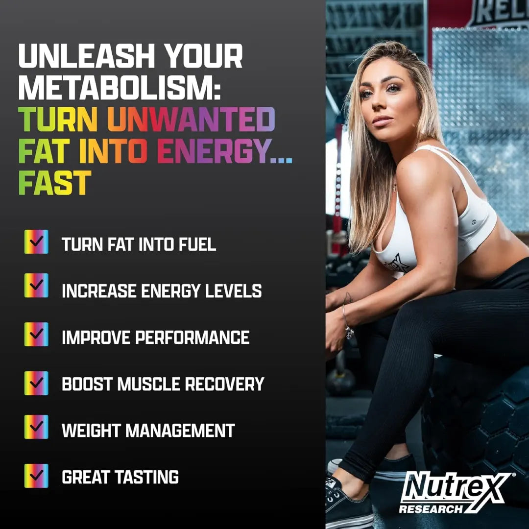 Nutrex L-Carnitine 3000 Sour Gummy Worms 465ml Serv 31
