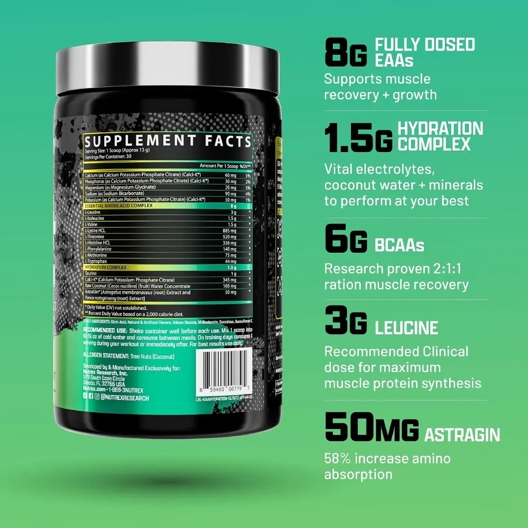 Nutrex EAA+ Hydration Maui Twist 311.1g Serv 30