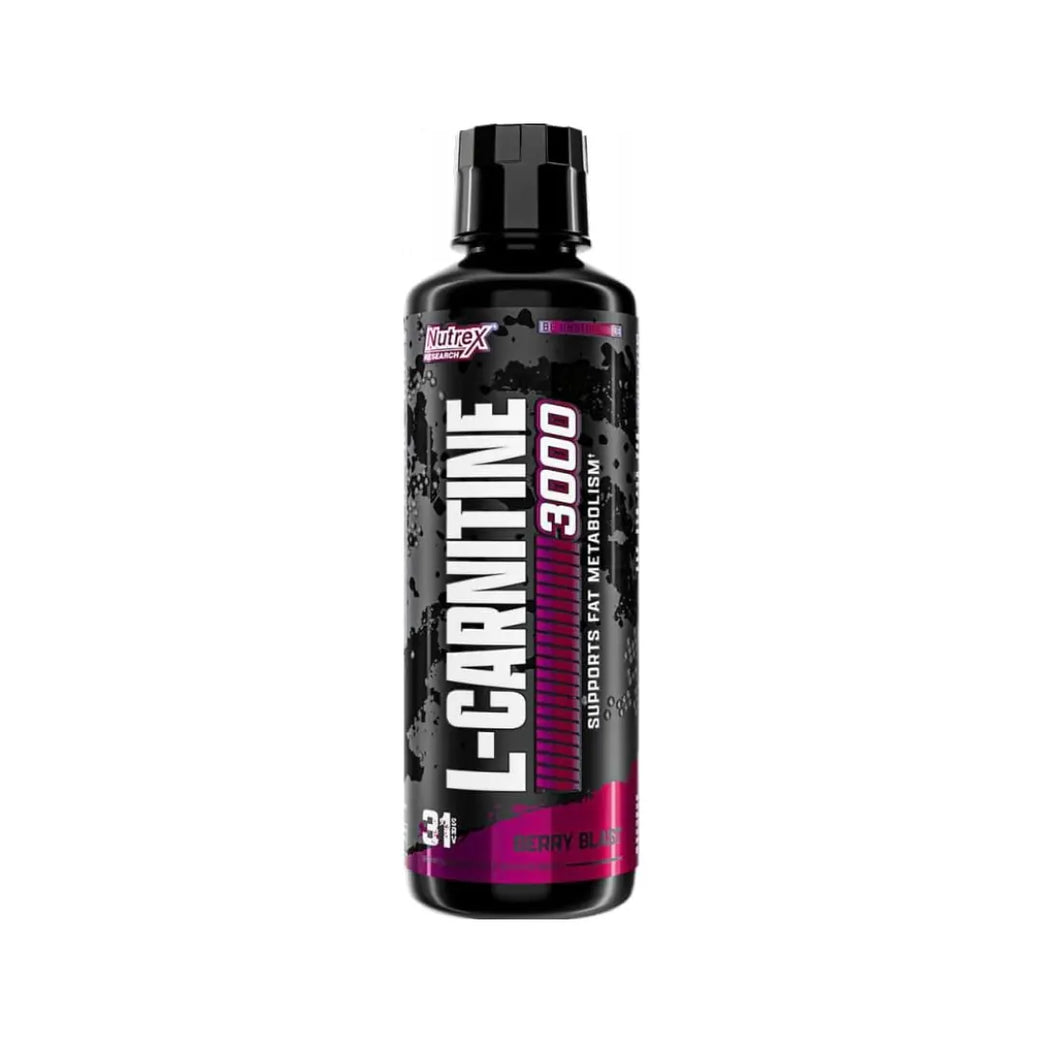 Nutrex L-Carnitine 3000 Berry Blast Flavor 465ml Serv 31