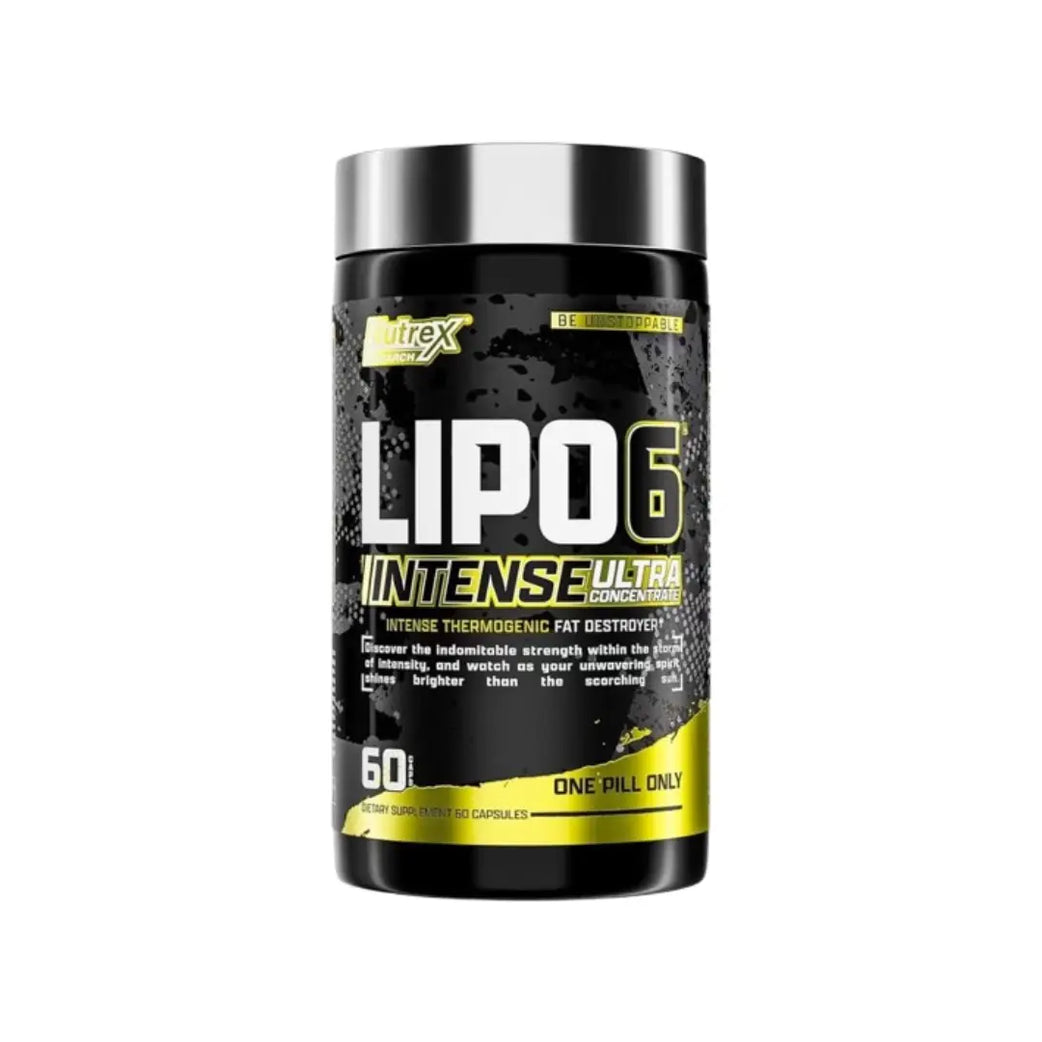 Nutrex Lipo 6 Intense Ultra Concentrate Capsules 60s - High Potency Dietary Supplement