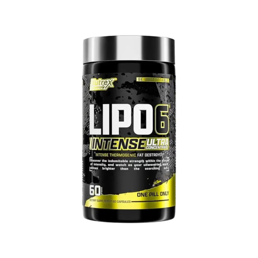 Nutrex Lipo 6 Intense Ultra Concentrate Capsules 60s - High Potency Dietary Supplement