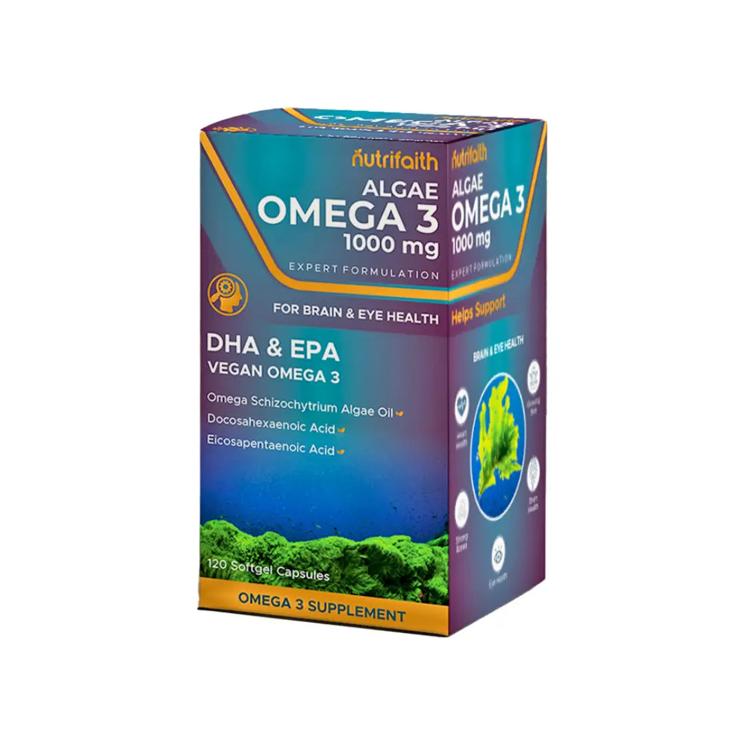 Nutrifaith Algae Omega 3 Softgel 120s