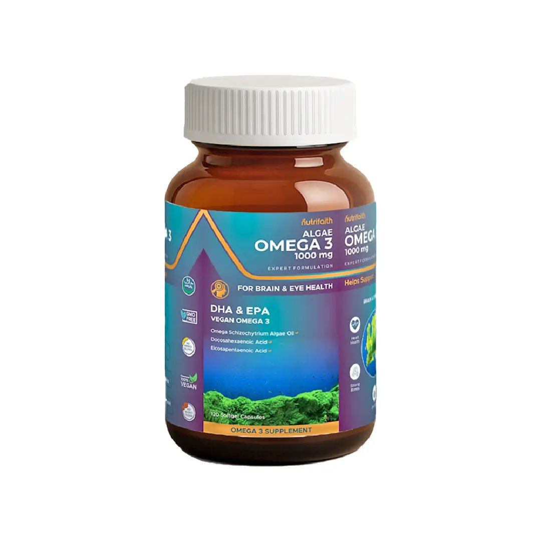 Nutrifaith Algae Omega 3 Softgel 120s