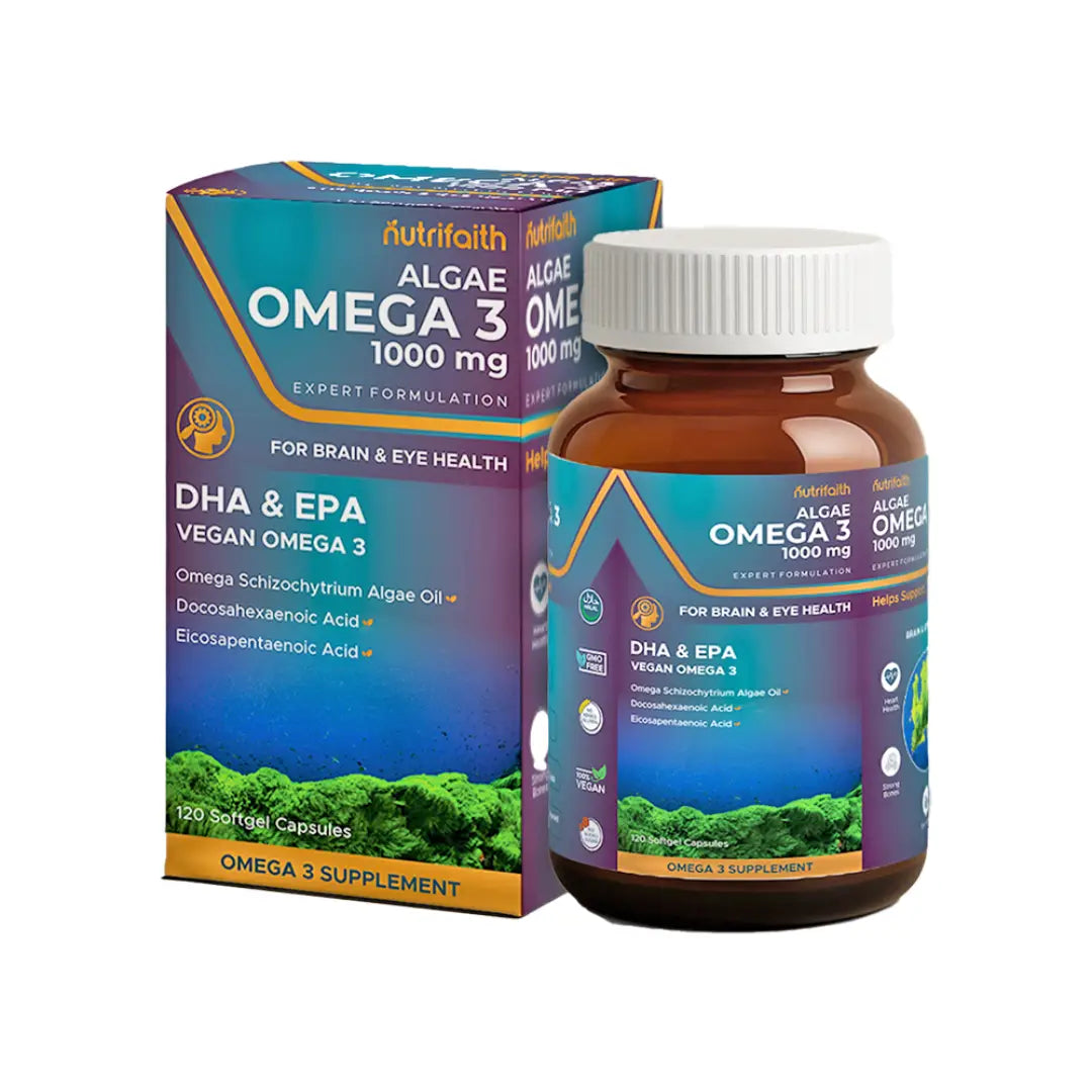 Nutrifaith Algae Omega 3 Softgel 120s