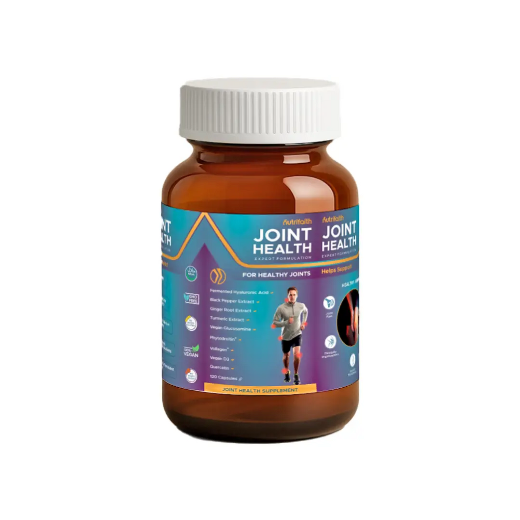 Nutrifaith Joint Health Capsules 120s – supplement for joint flexibility, mobility, and overall bone support