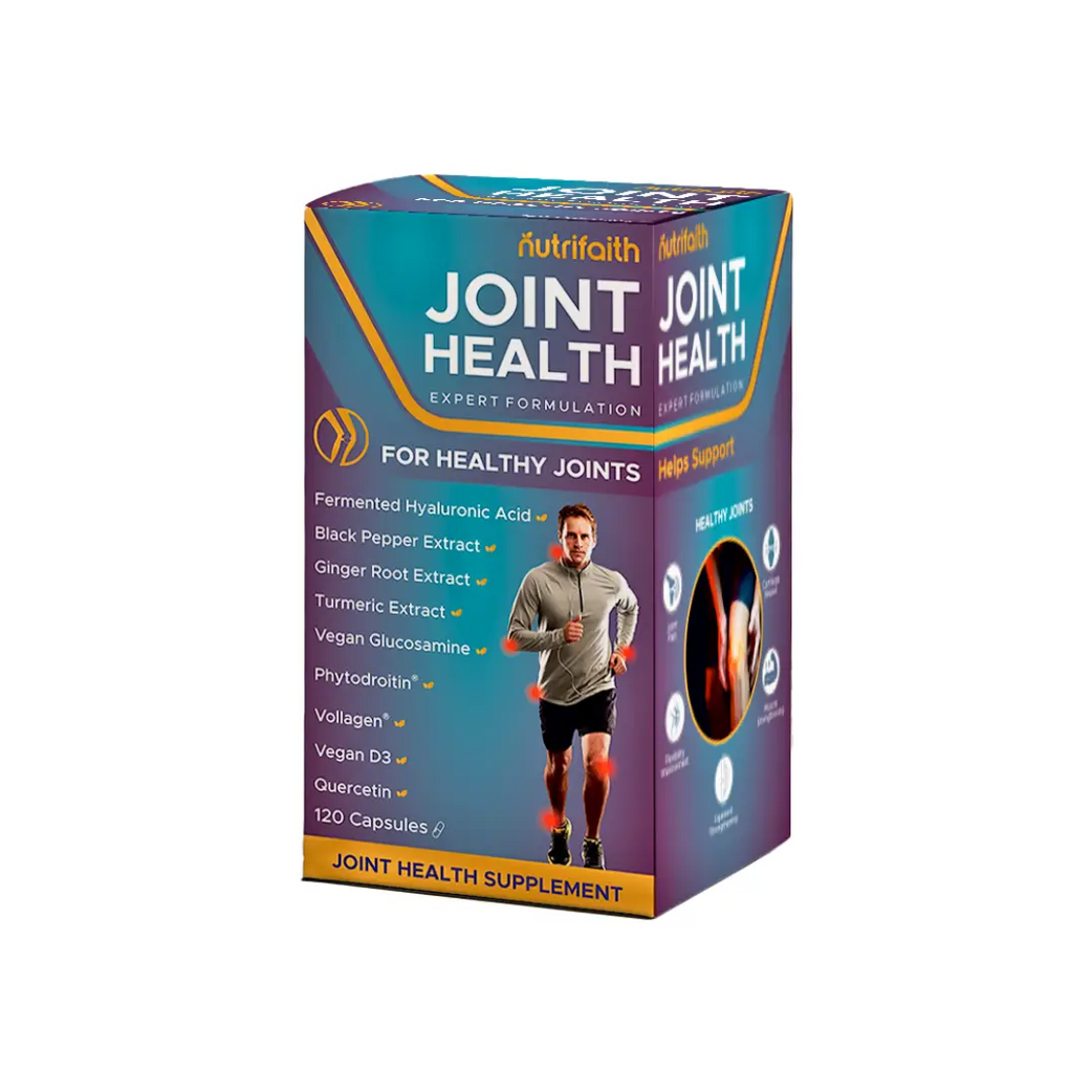 Nutrifaith Joint Health Capsules 120s – supplement for joint flexibility, mobility, and overall bone support
