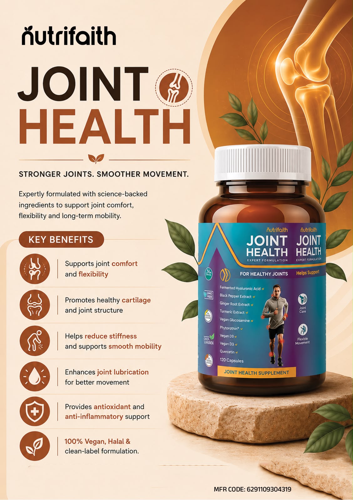 Nutrifaith Joint Health Capsules 120s