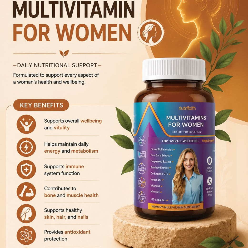 Nutrifaith Multivitamins For Women Capsules 120s