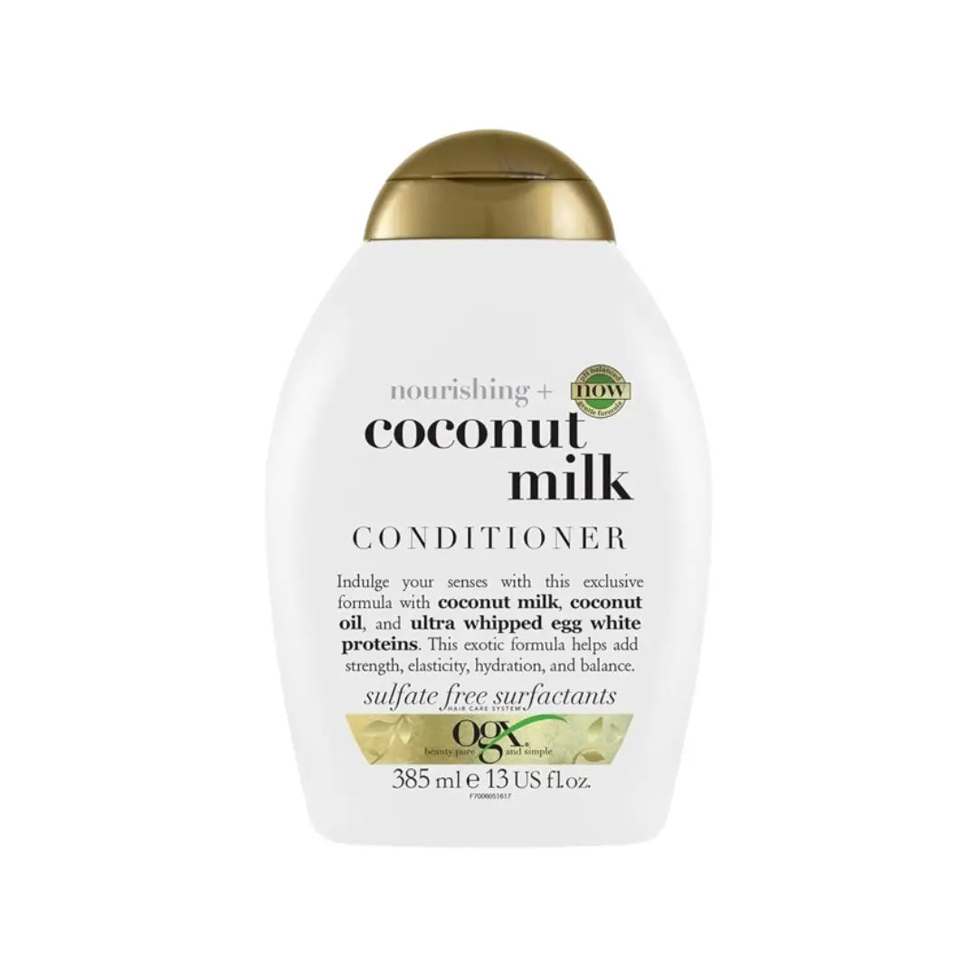 OGX Nourishing Coconut Milk Conditioner 385ML – Hydrating & Strengthening Hair Care