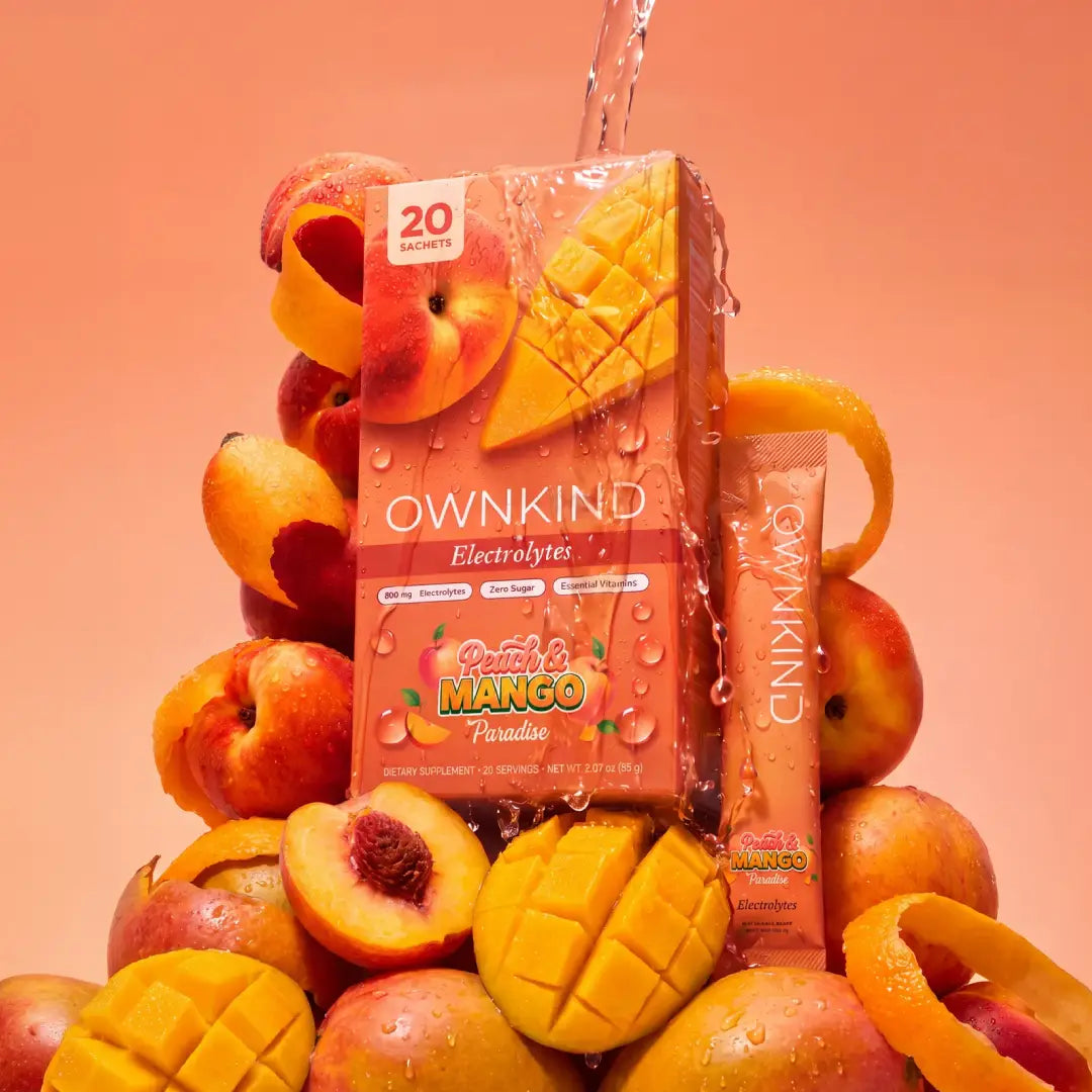 OWNKIND Hydration Peach & Mango Electrolytes 20 Sachets