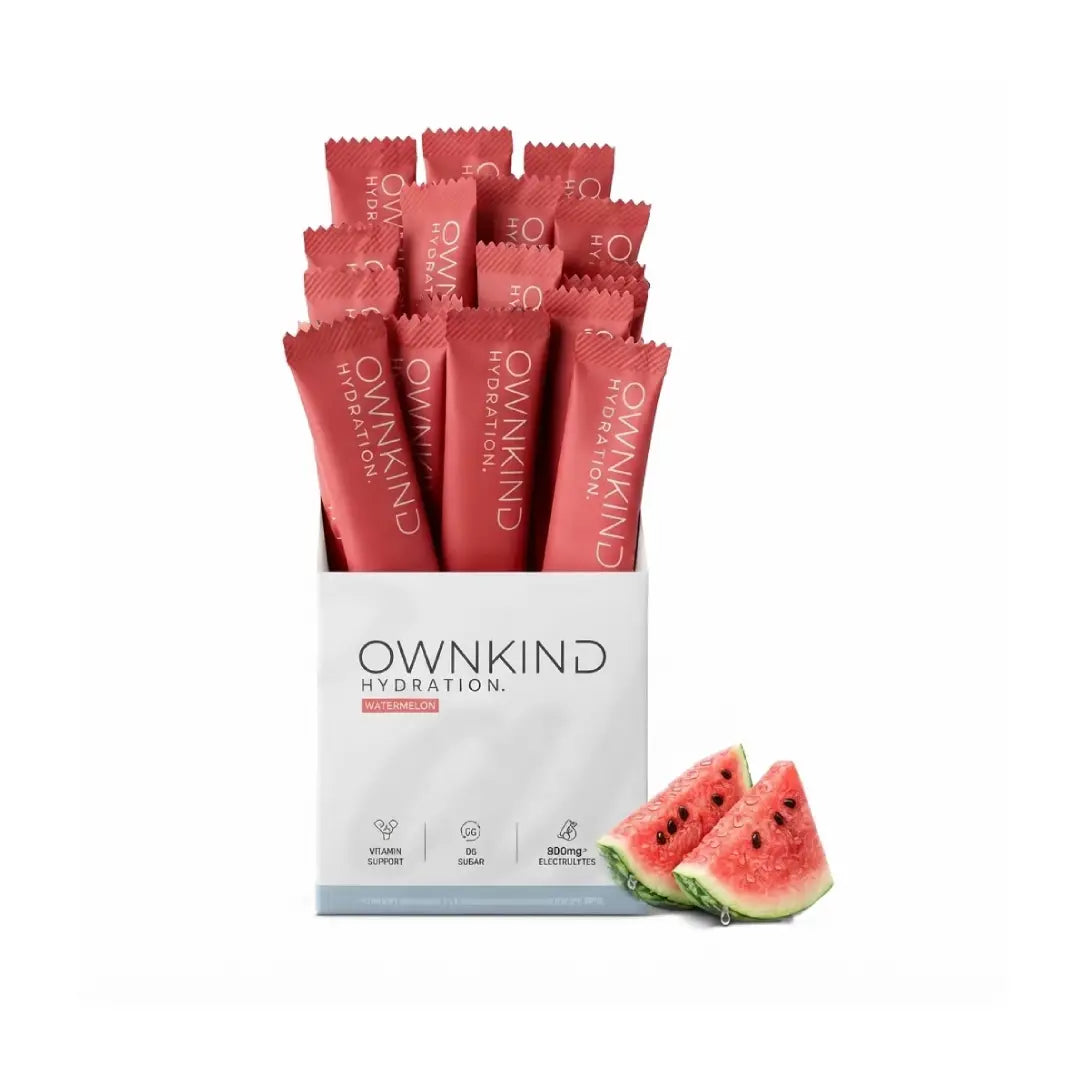 OWNKIND Hydration Watermelon Electrolytes 20 Sachets – Zero Sugar Hydration Drink Mix