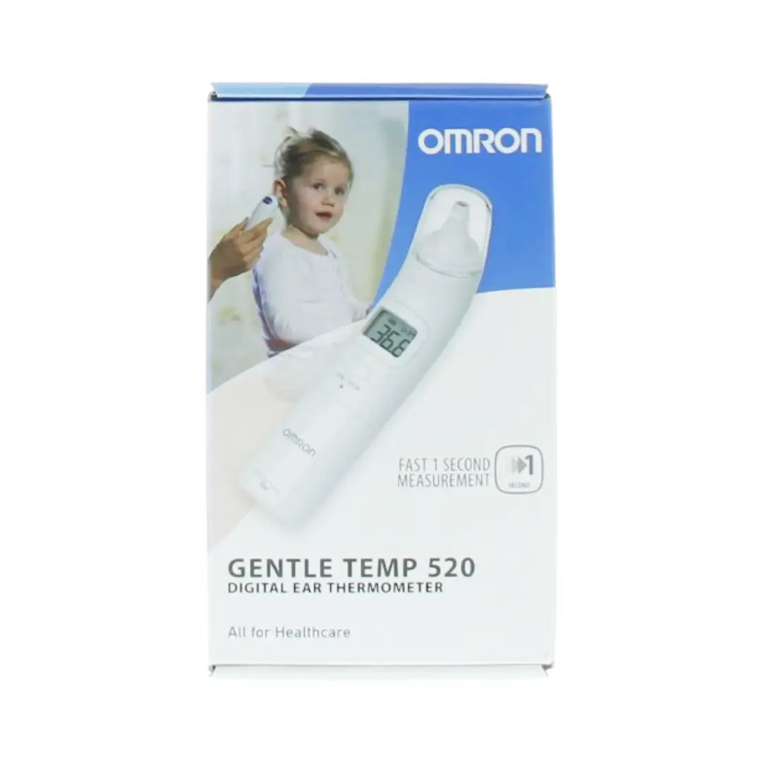 Omron Gentle Temp 520 Ear Thermometer – Digital 3-in-1 Thermometer with Memory Function