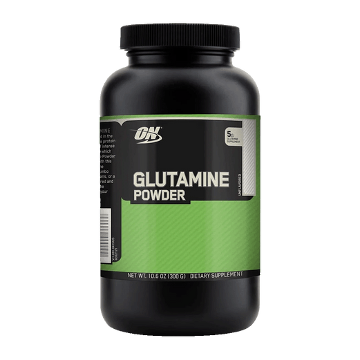 Optimum Nutrition (ON) L-Glutamine Muscle Recovery Powder - Unflavoured, 300 Grams, 58 Servings