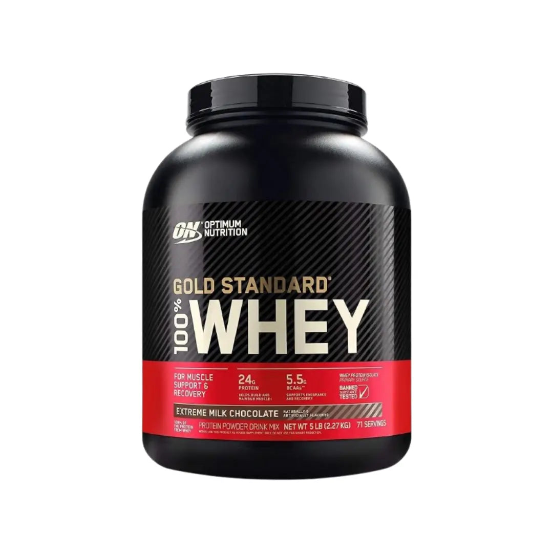 Optimum Nutrition Gold Standard 100% Whey Protein Extreme Milk Chocolate 5lb - 71 Servings