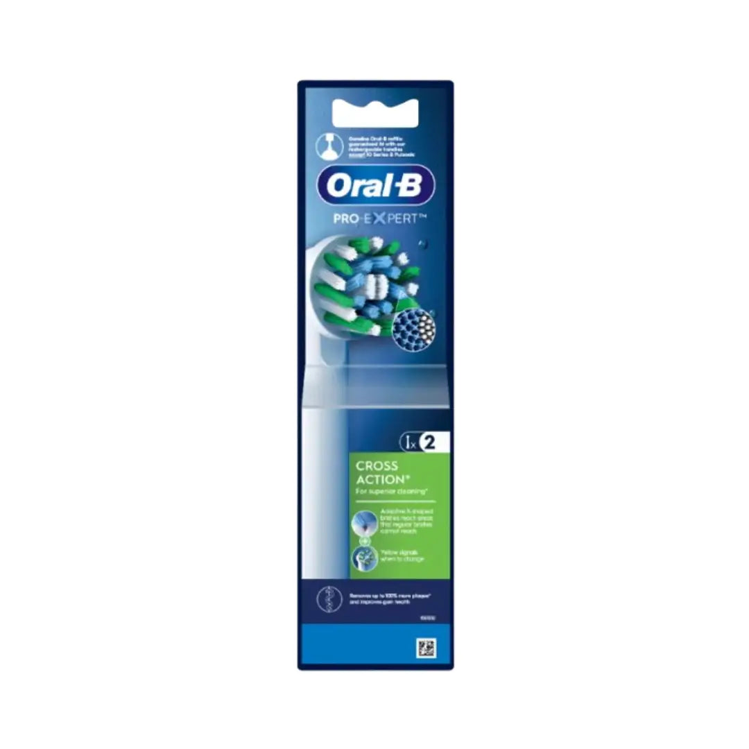 Oral-B Pro-Expert Cross Action Brush Head 2 Pack 35159 – Replacement Heads for Electric Toothbrush