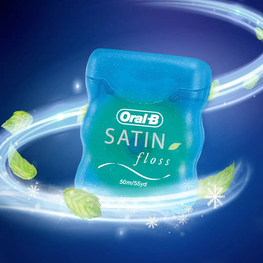 Oral B Satin Dental Floss Mint 25m