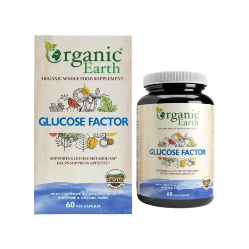 Organic Earth Glucose Factor Cap 60s