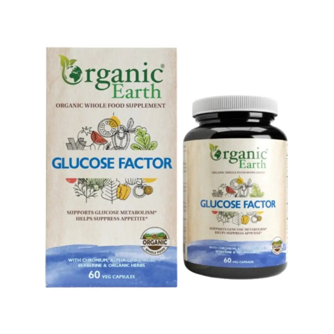 Organic Earth Glucose Factor Cap 60s