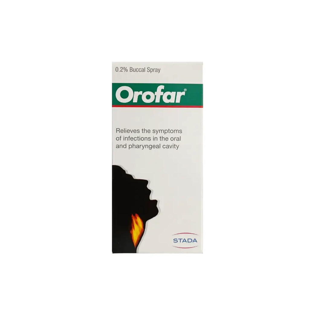 Orofar Buccal Spray 30ml – Throat spray for relief from sore throat and mouth irritation