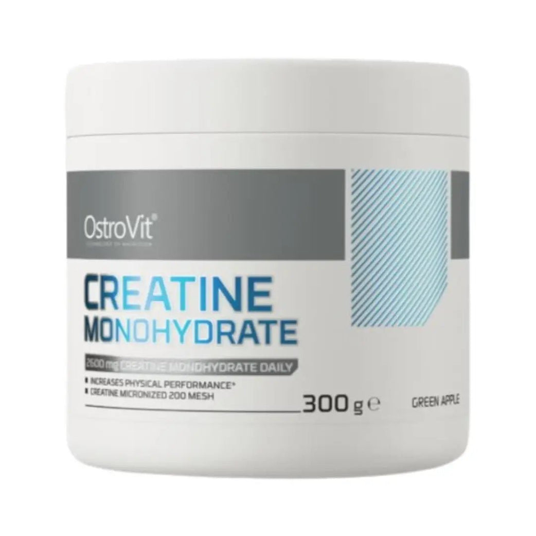 Ostrovit Creatine Monohydrate 300g Green Apple Flavor for muscle strength and performance support